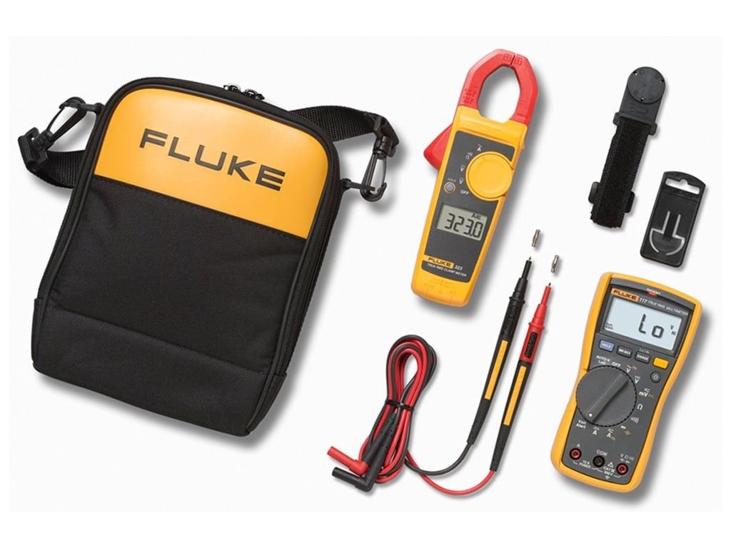 Fluke 117|323 - 電気技師用コンボキット 117マルチメーターと323クランプメーター