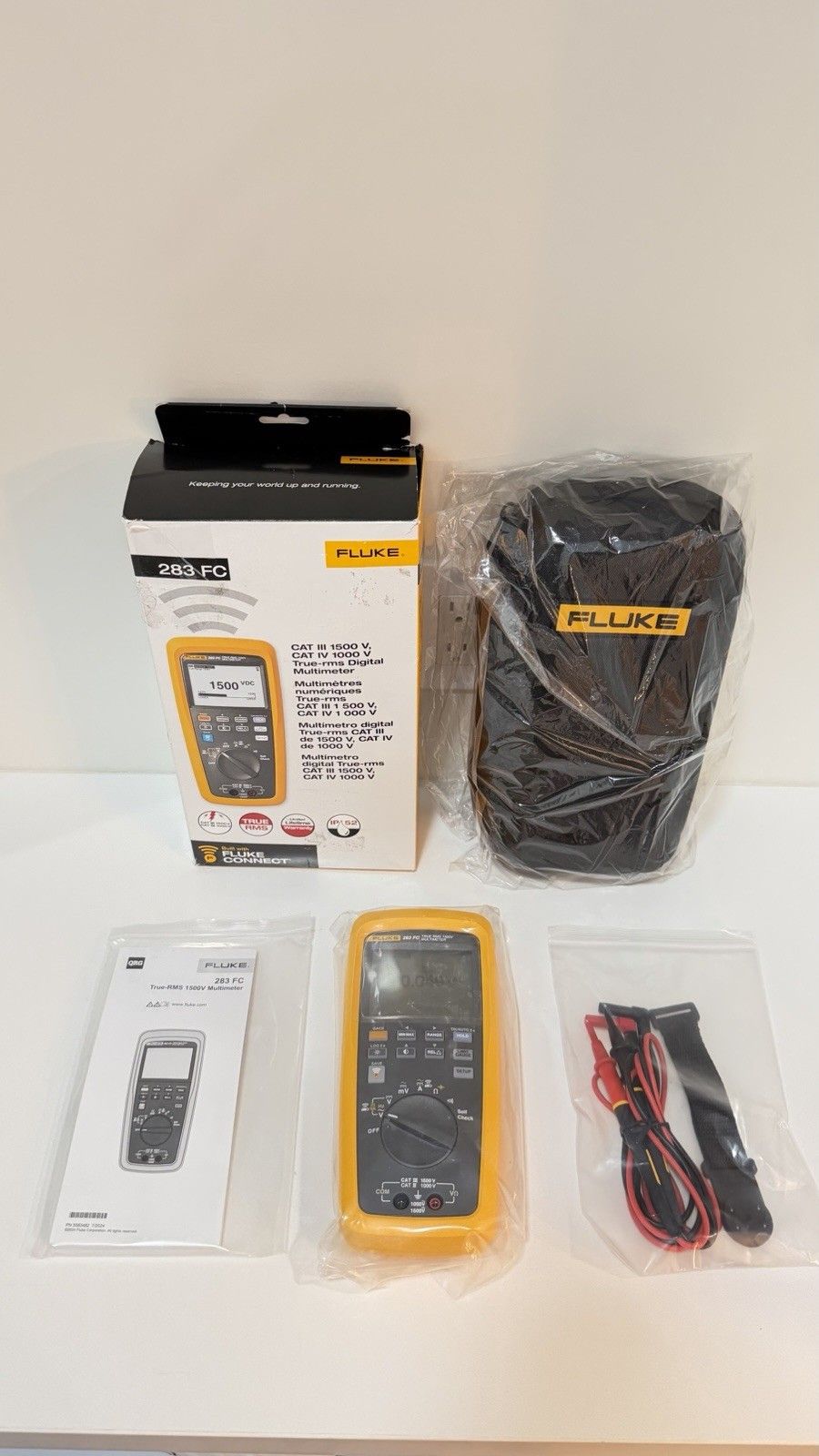 FLUKE 283 FC 真の実効値 1500 V マルチメーター 出荷