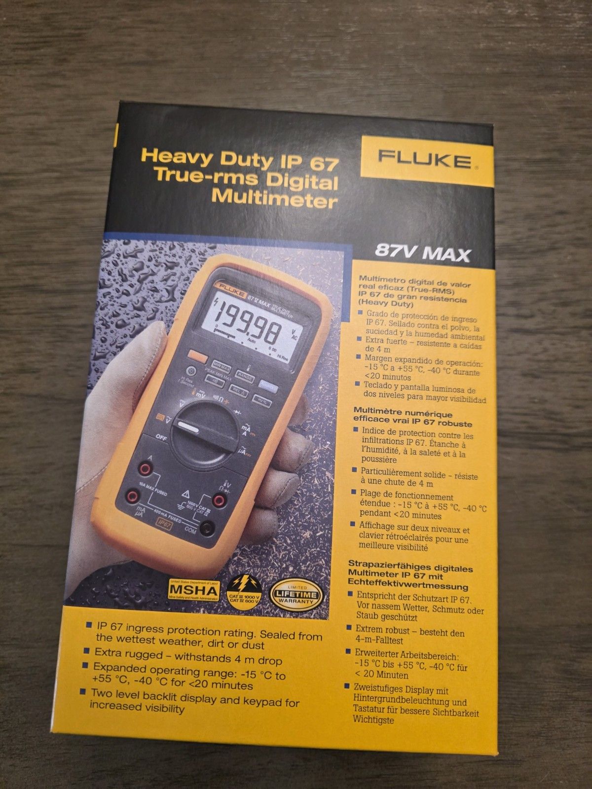 FLUKE 高精度デジタルマルチメーター 87 V-MAX