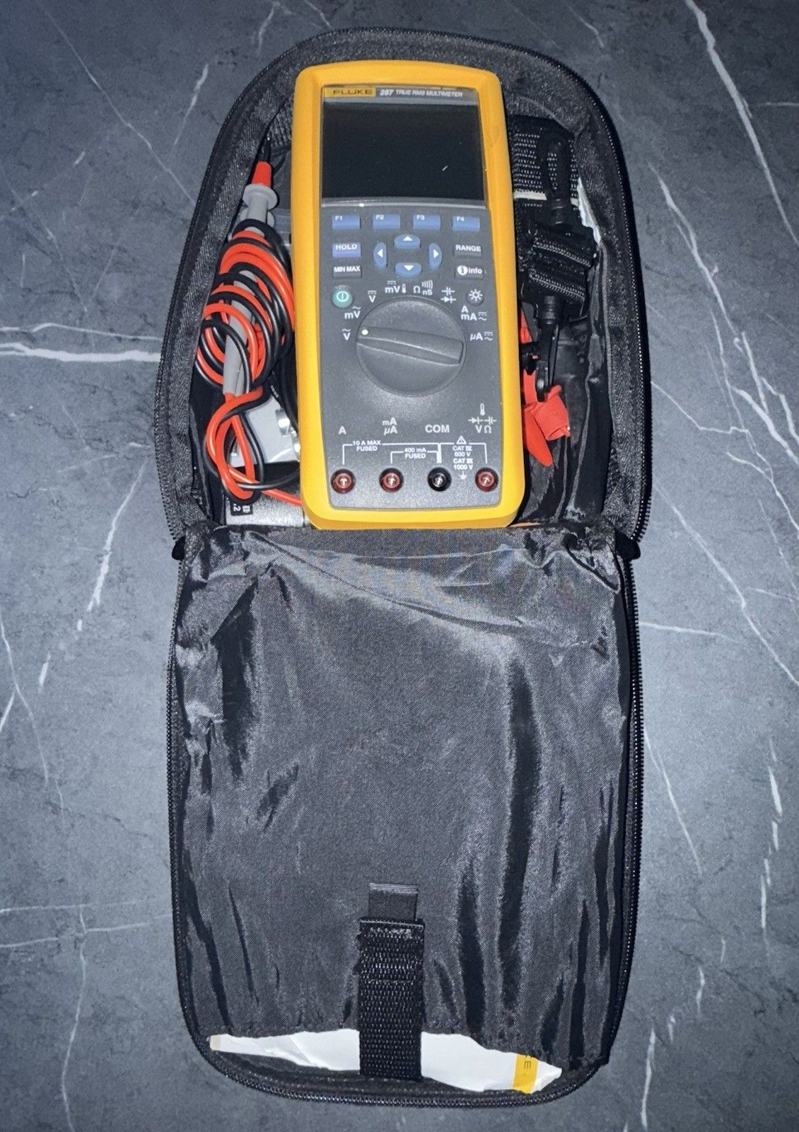 ?? Fluke 287 FVF True RMS ロギングマルチメーターキット リード線ケース付き 小売価格 700