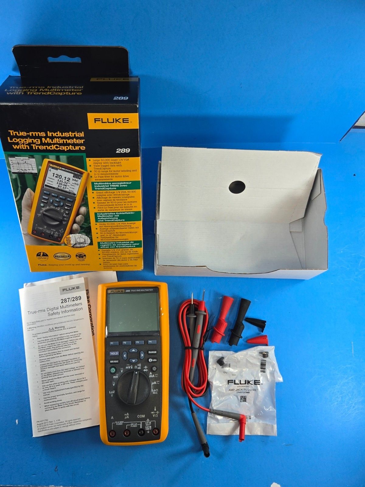 Fluke 289 TRMS 用マルチメーター