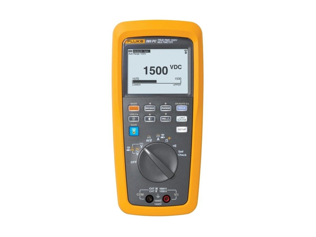 Fluke 283 FC - CAT III 1500 V TRMS ワイヤレスマルチメーター