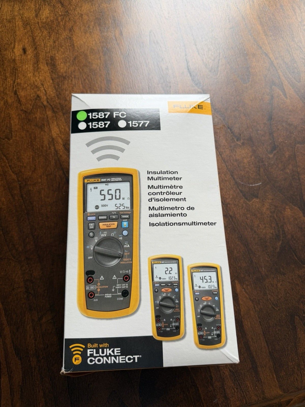 Fluke 1587 FC 絶縁マルチメーター デジタル ケースリード AC|DC|温度|抵抗