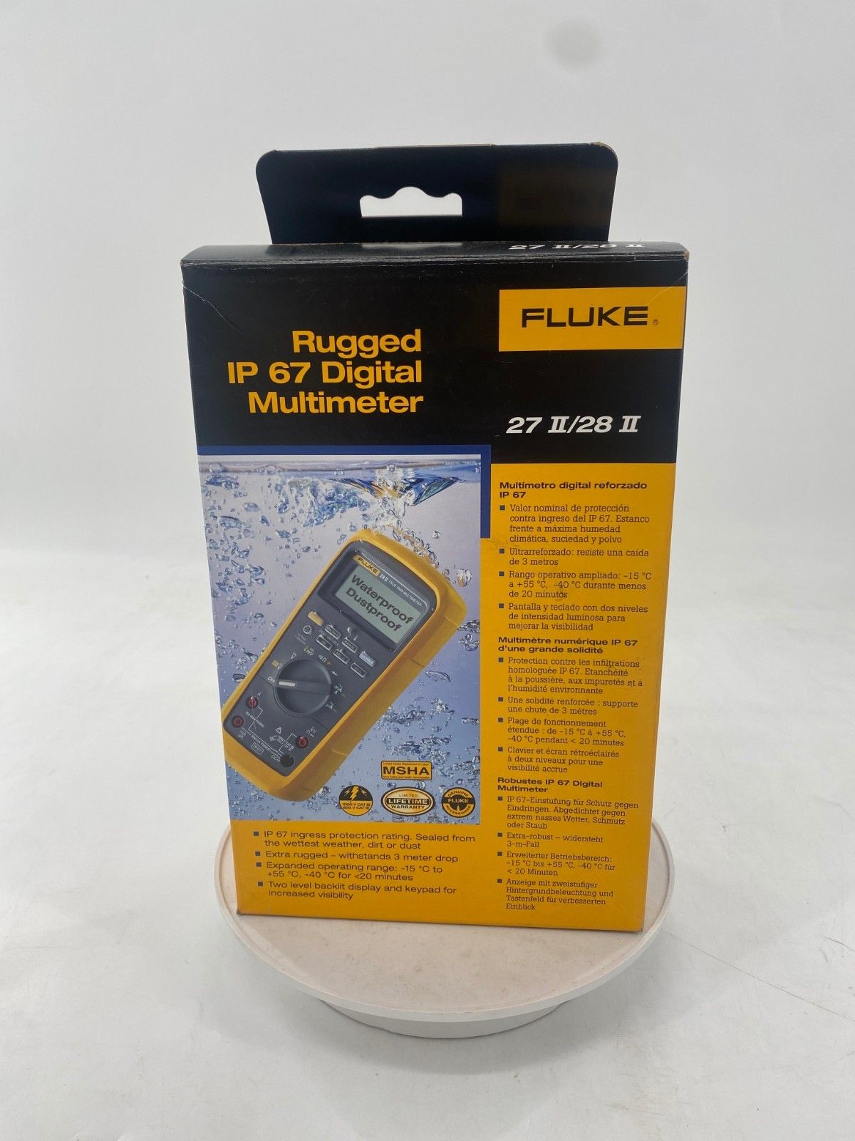 Fluke 28 II 堅牢型デジタルマルチメーター IP 67 1000 V AC|DC