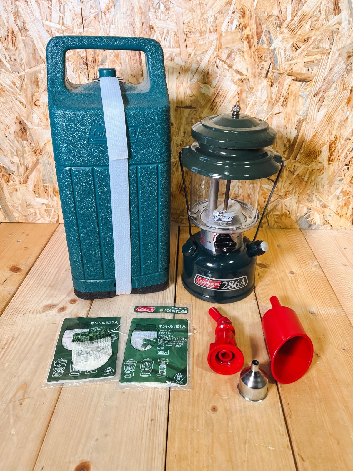 Coleman ガソリンランタン 286A 緑色 06年9月製 - メルカリ