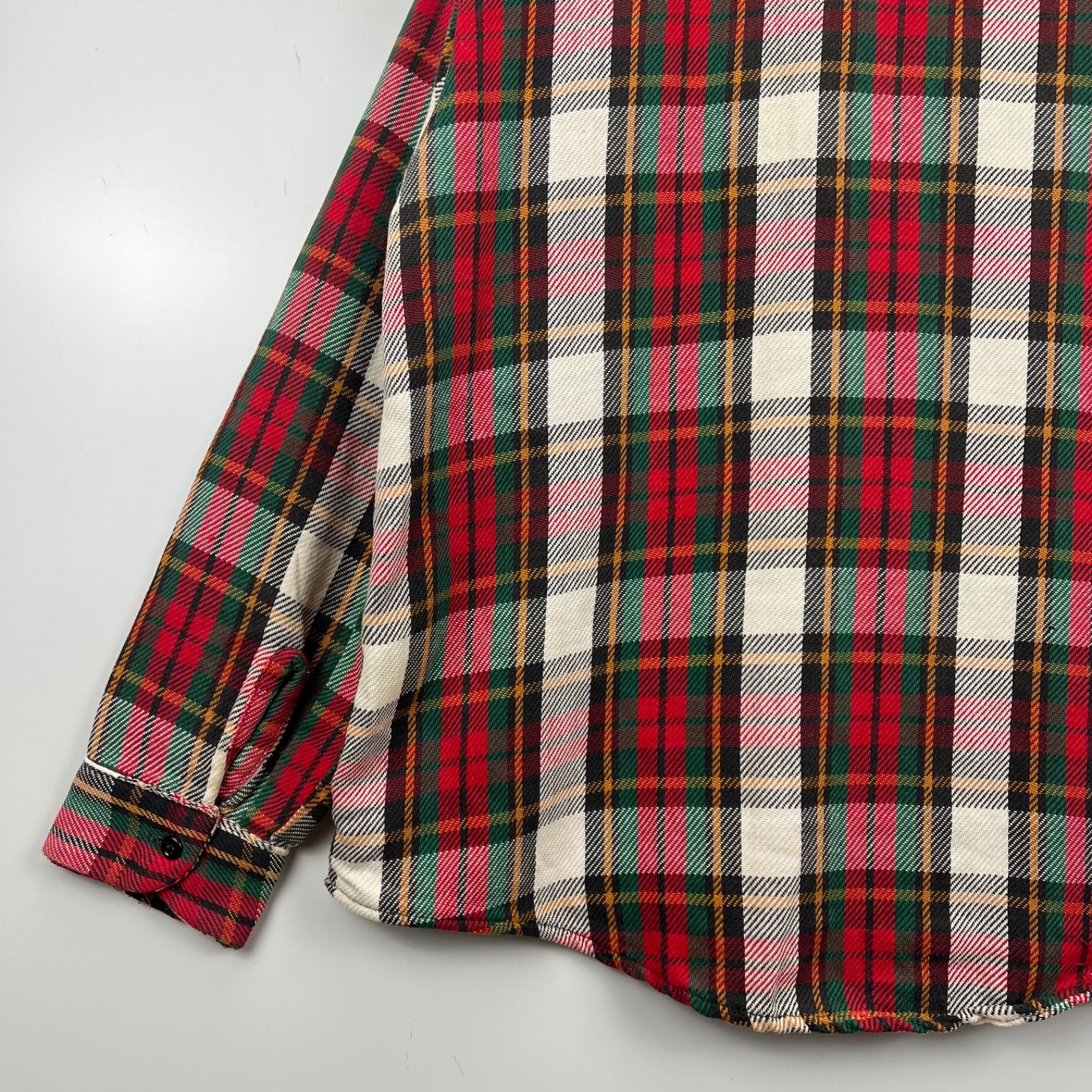 70s ヴィンテージ MR LEGS ミスターレッグス ヘビネル ファイブラ Mr.Leggs 70s USA vintage JUNK flannel L/S shirts XL ミスター