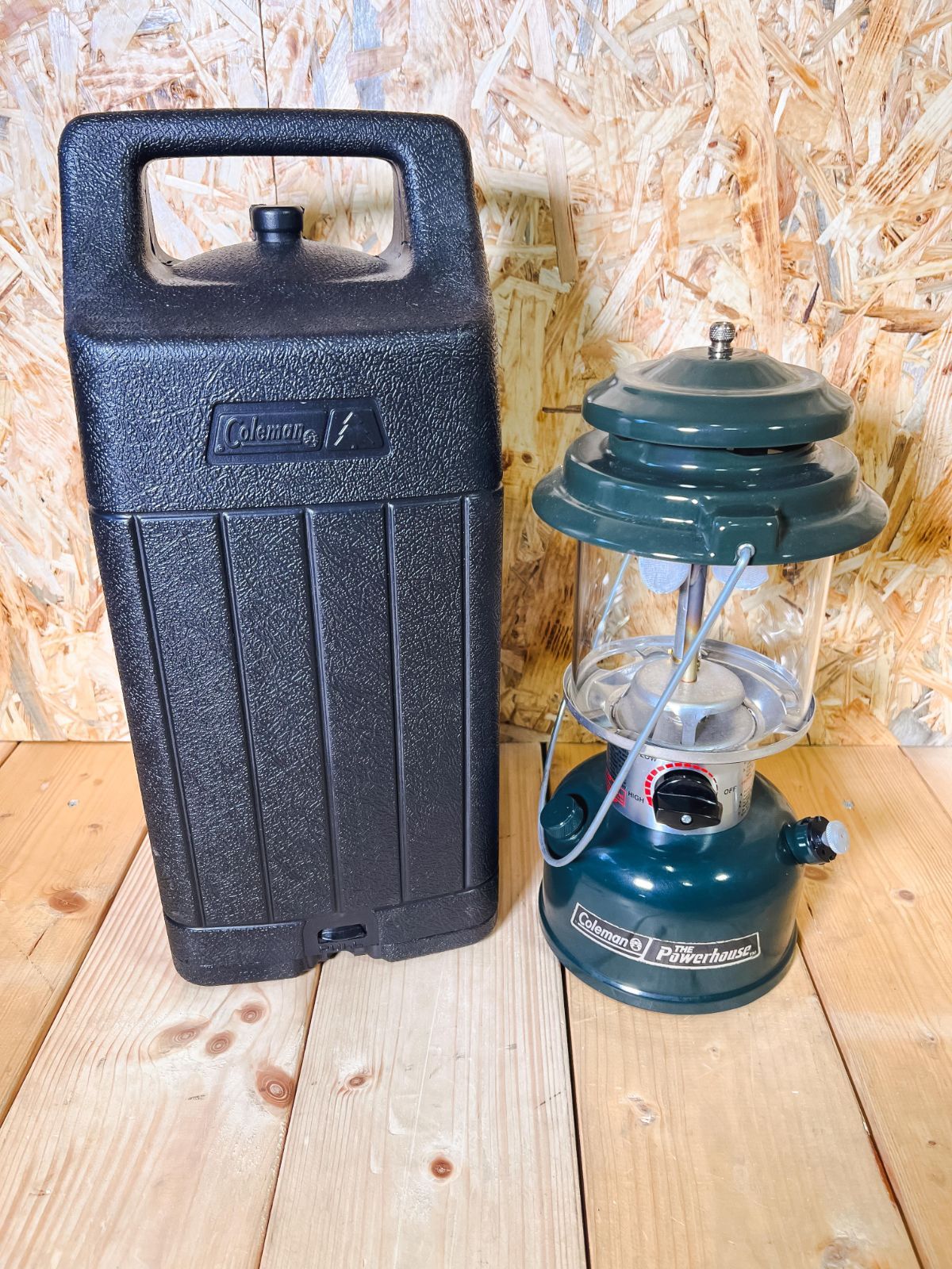 94年 製 290ツーマントルガソリンランタン ブラックケース付き