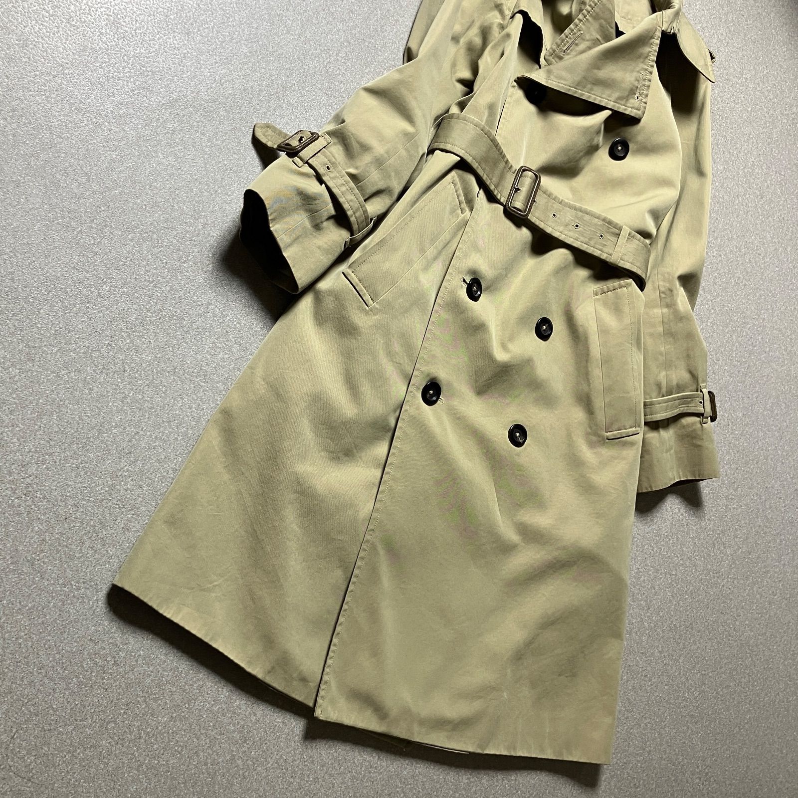 Drawer ライナー取り外し可】トレンチコート 裏地タータンチェック