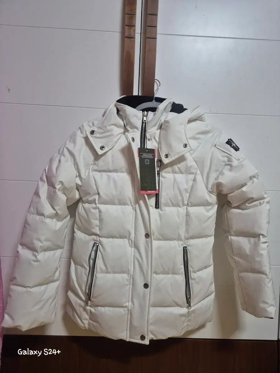 ジープ レディース ジッパー デザインテープ グース ダウンアウター