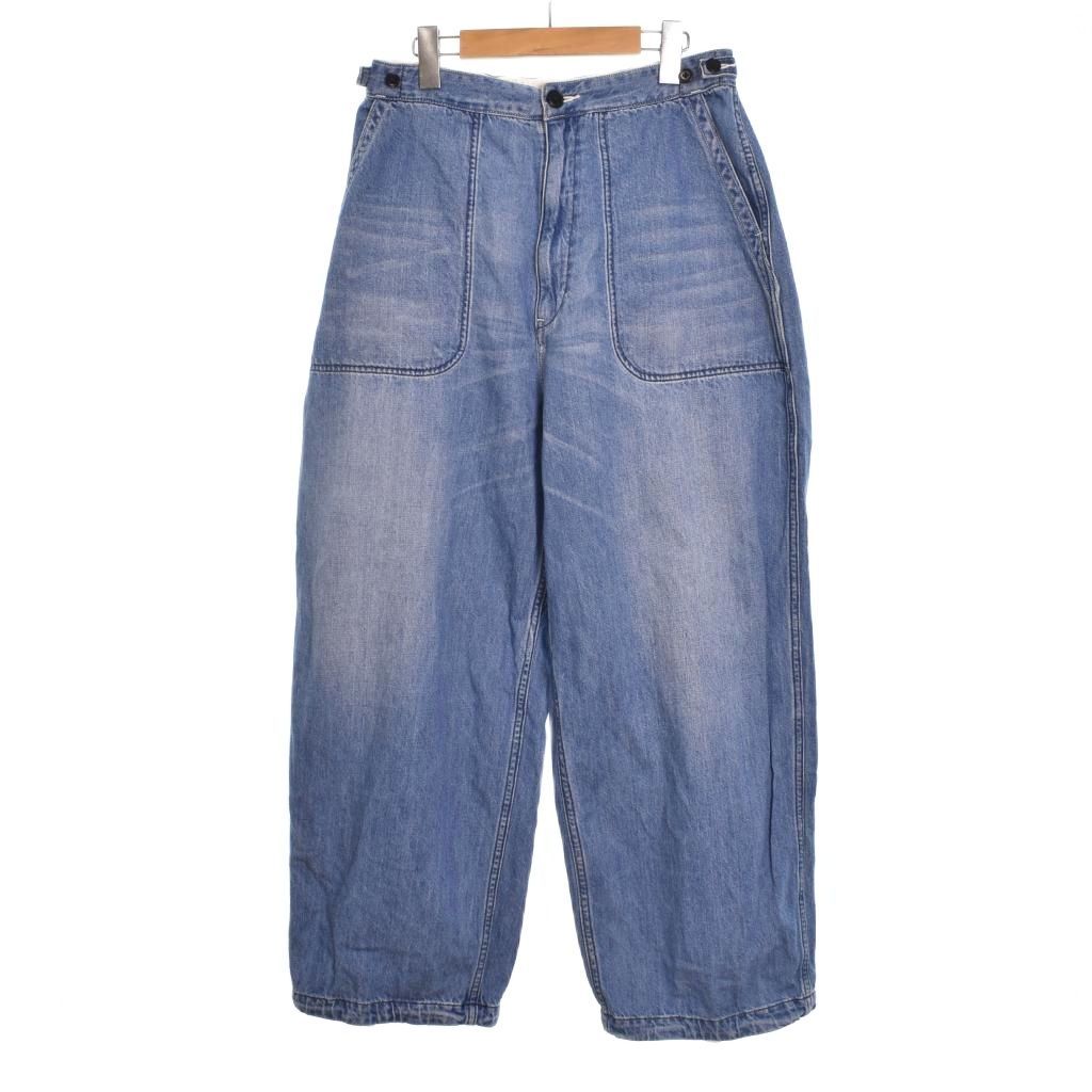 ナナミカ nanamica Denim Work Pants デニムワークパンツ ジーンズ 32 青 ブルー SUCS 411