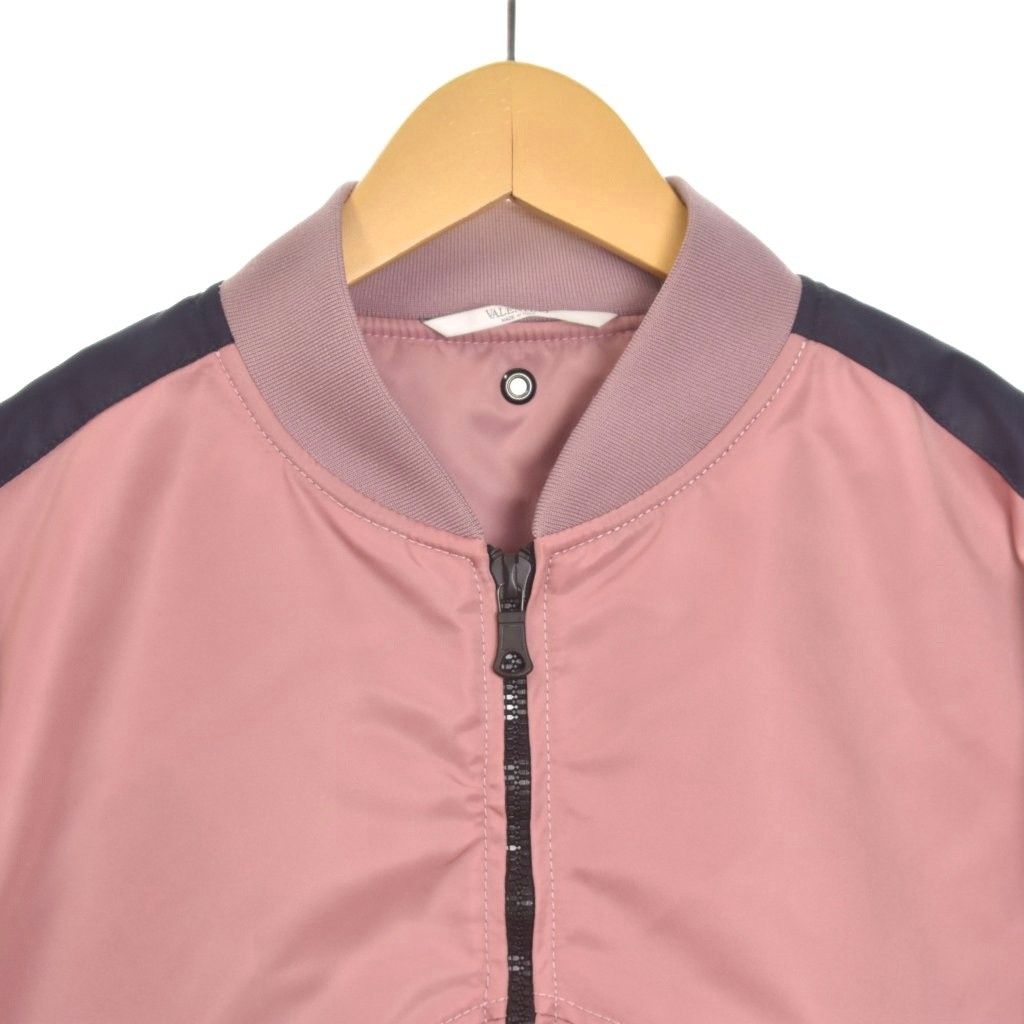 ヴァレンティノ ヴァレンチノ VALENTINO パネル切替 MA-1 ブルゾン