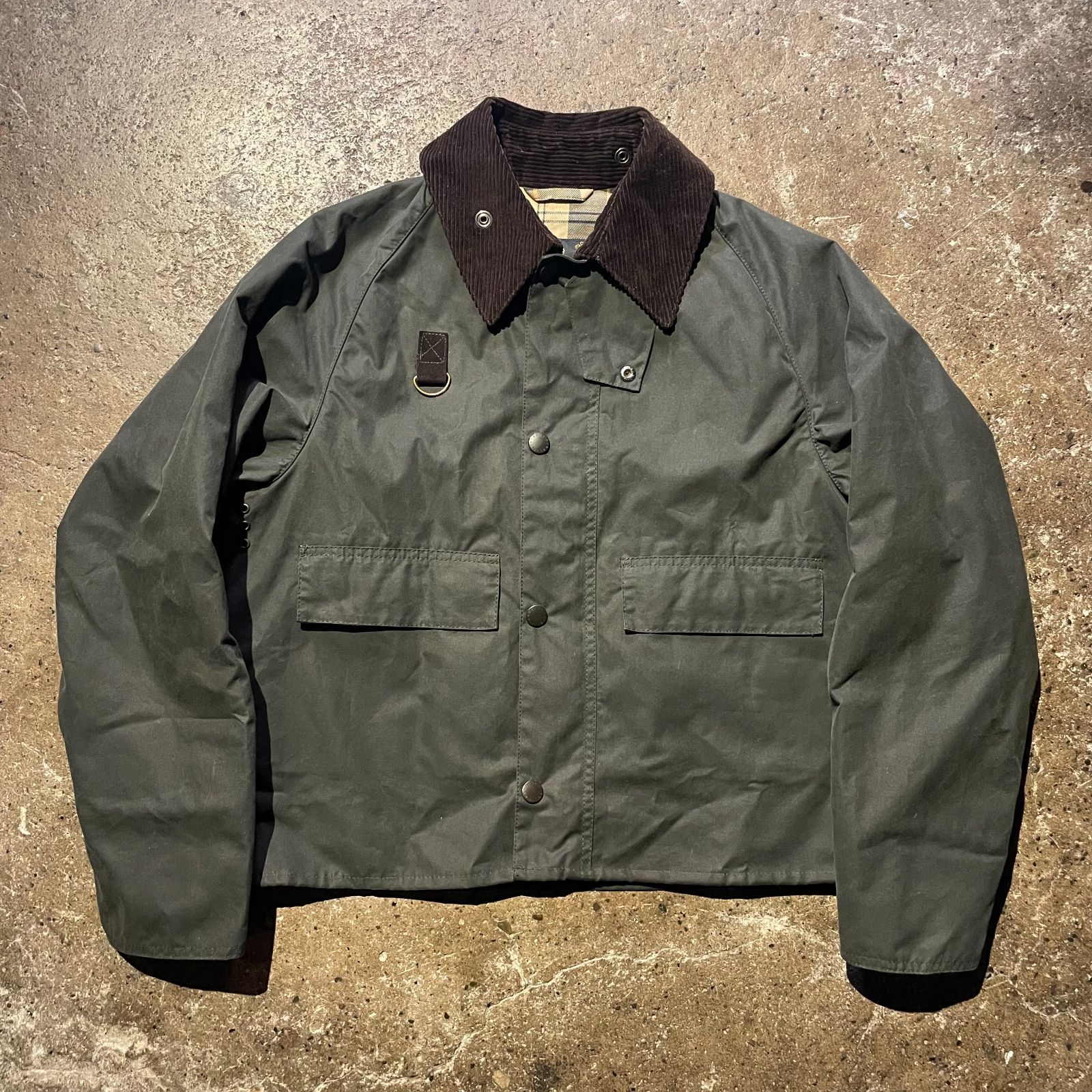 BARBOUR SPEY JACKET バブアー スペイ ジャケット オイルド ブルゾン M