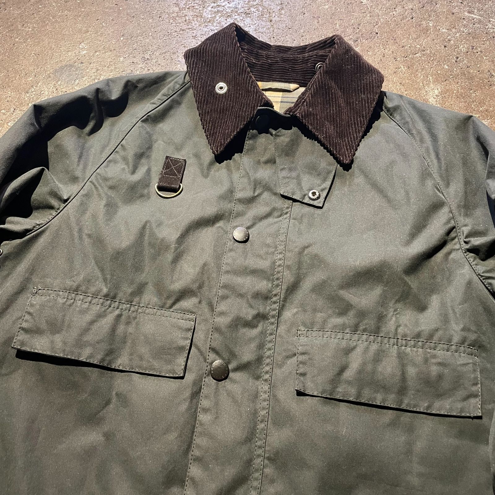 BARBOUR SPEY JACKET バブアー スペイ ジャケット オイルド ブルゾン M