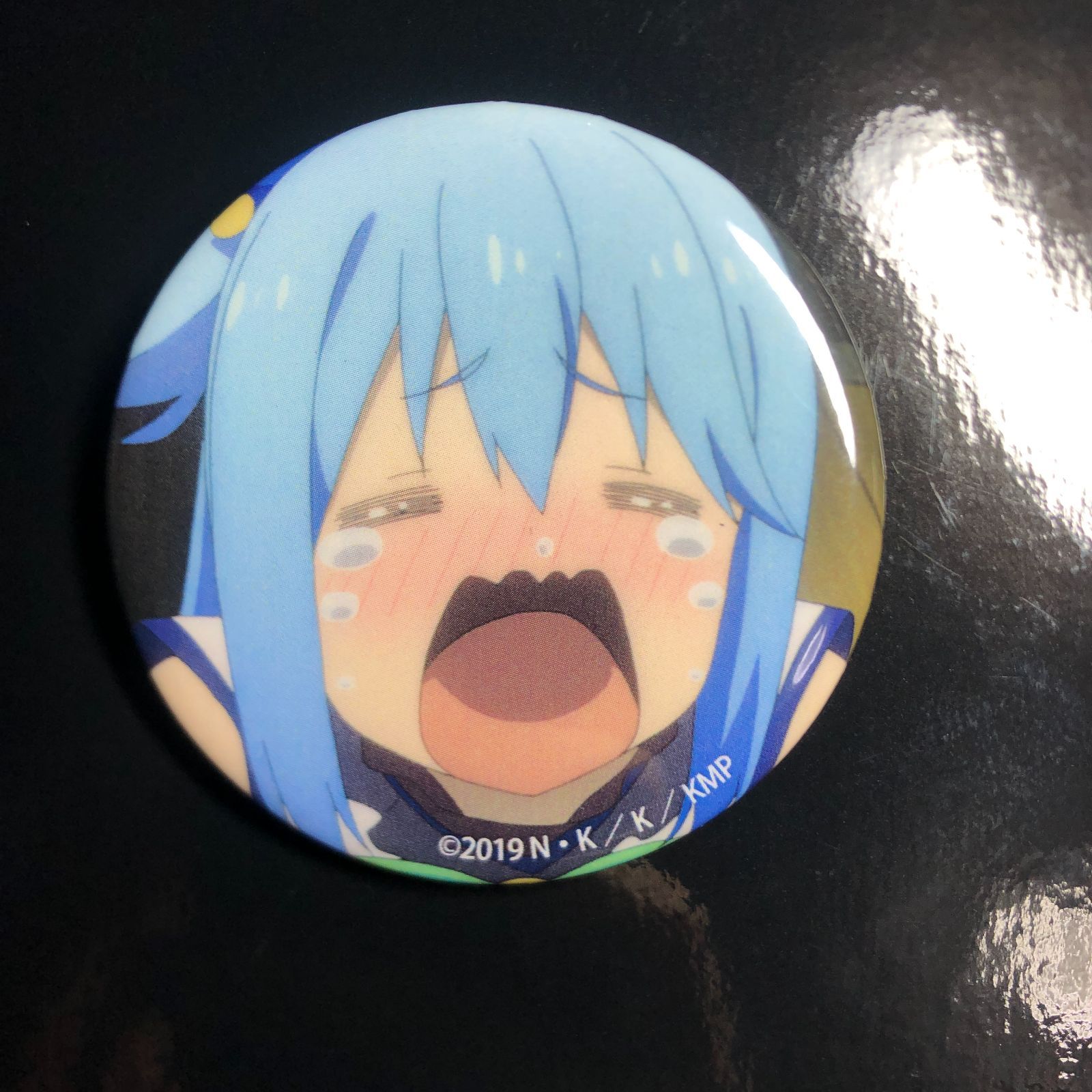 コミケ97 この素晴らしい世界に祝福を アクア 缶バッジ このすば c97