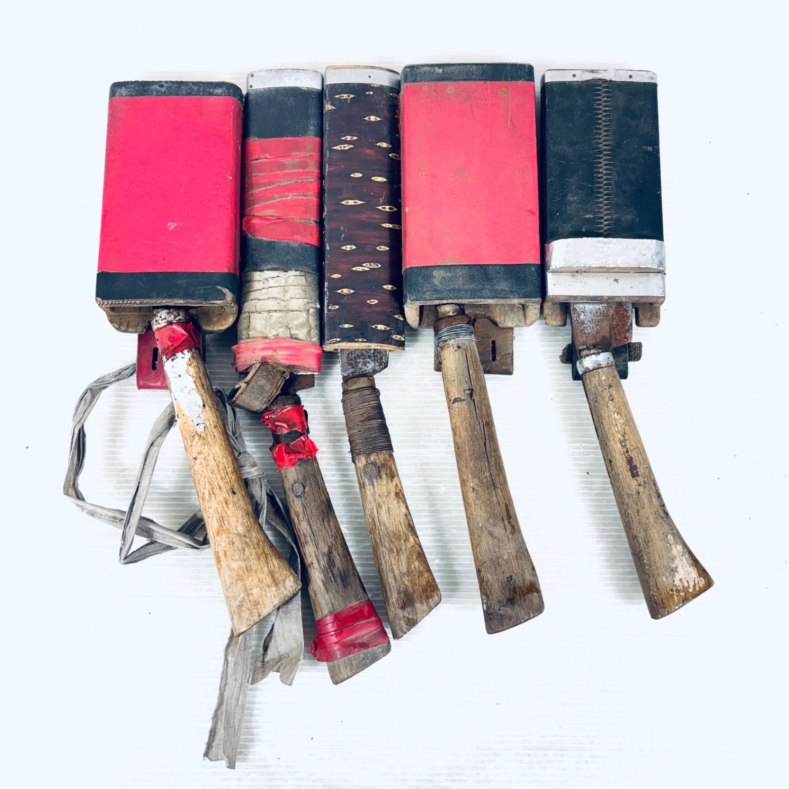  鉈 ナタ 土佐打刃物 鞘付き 5本セット 古道具 山道具 焚火網 ナイフ ツール アウトドア