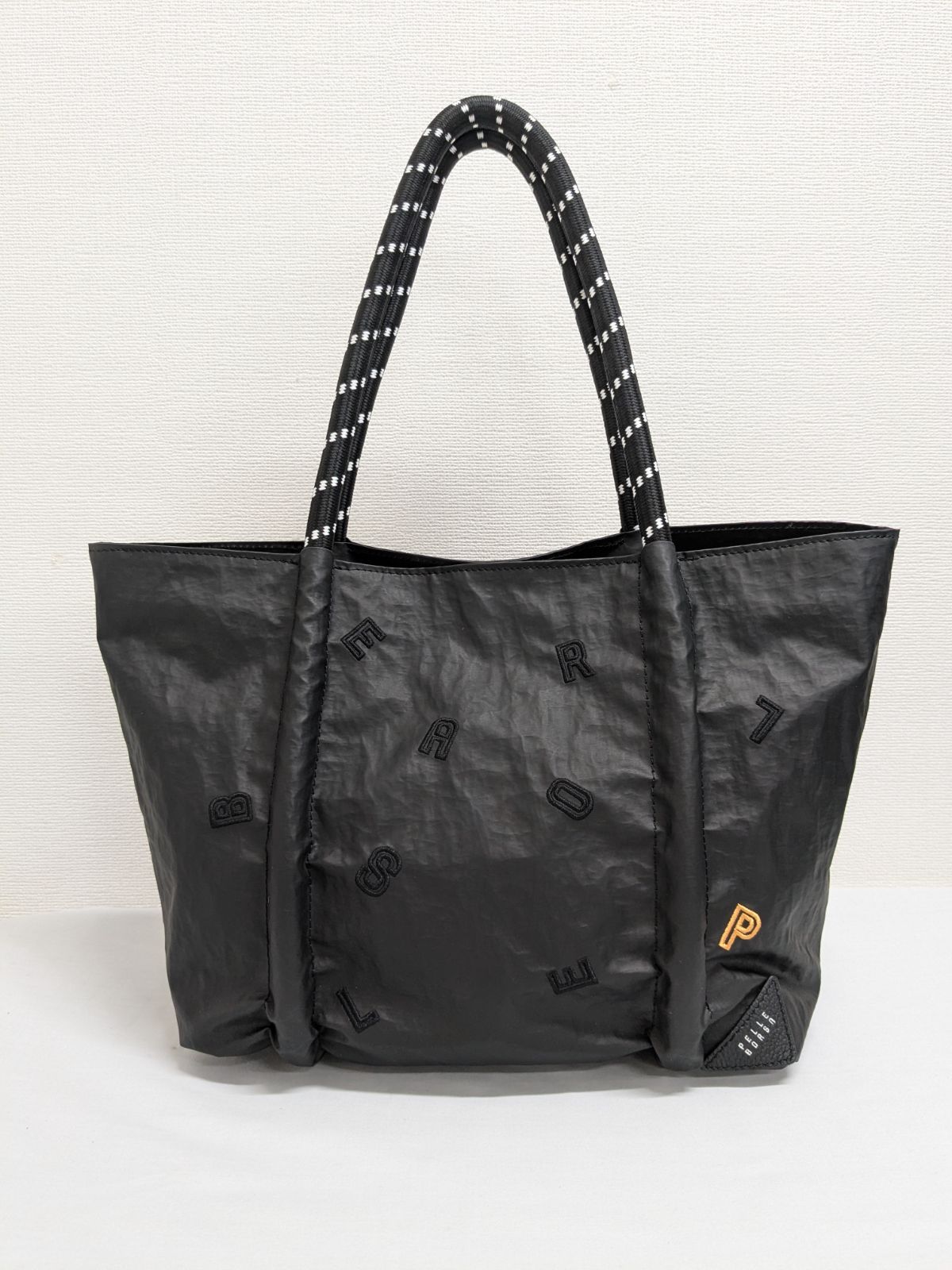 ペレボルサ ミドルトート Wrinkle 6524 ロープハンドル トートバッグ