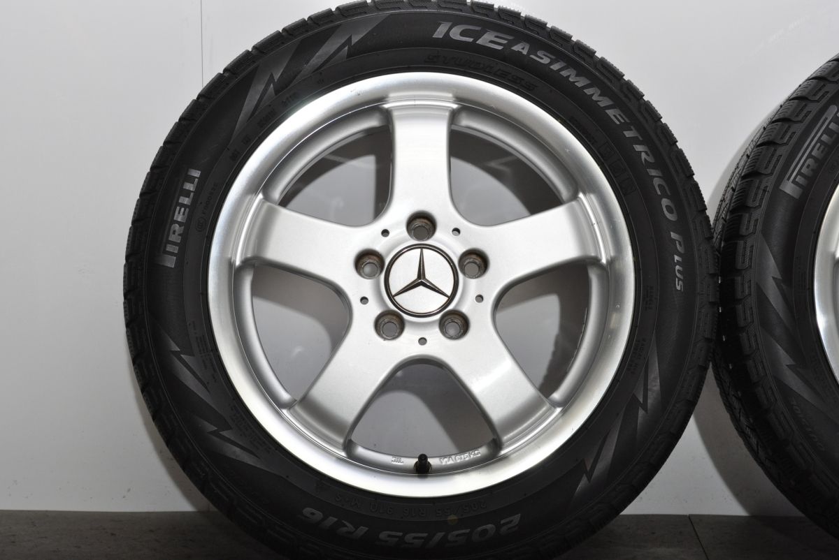  ホイール良好 ユーロデザイン 16 in 6 J 46 PCD 112 アイスアシンメトリコプラス 205|55 R ベンツ W 204 Cクラス 176 Aクラス Bクラス 16インチ タイヤ ホイールセット