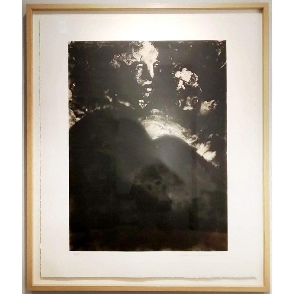 舟越桂 夜が話しかける 1993年 リトグラフ 版画 限定30部 直筆サイン