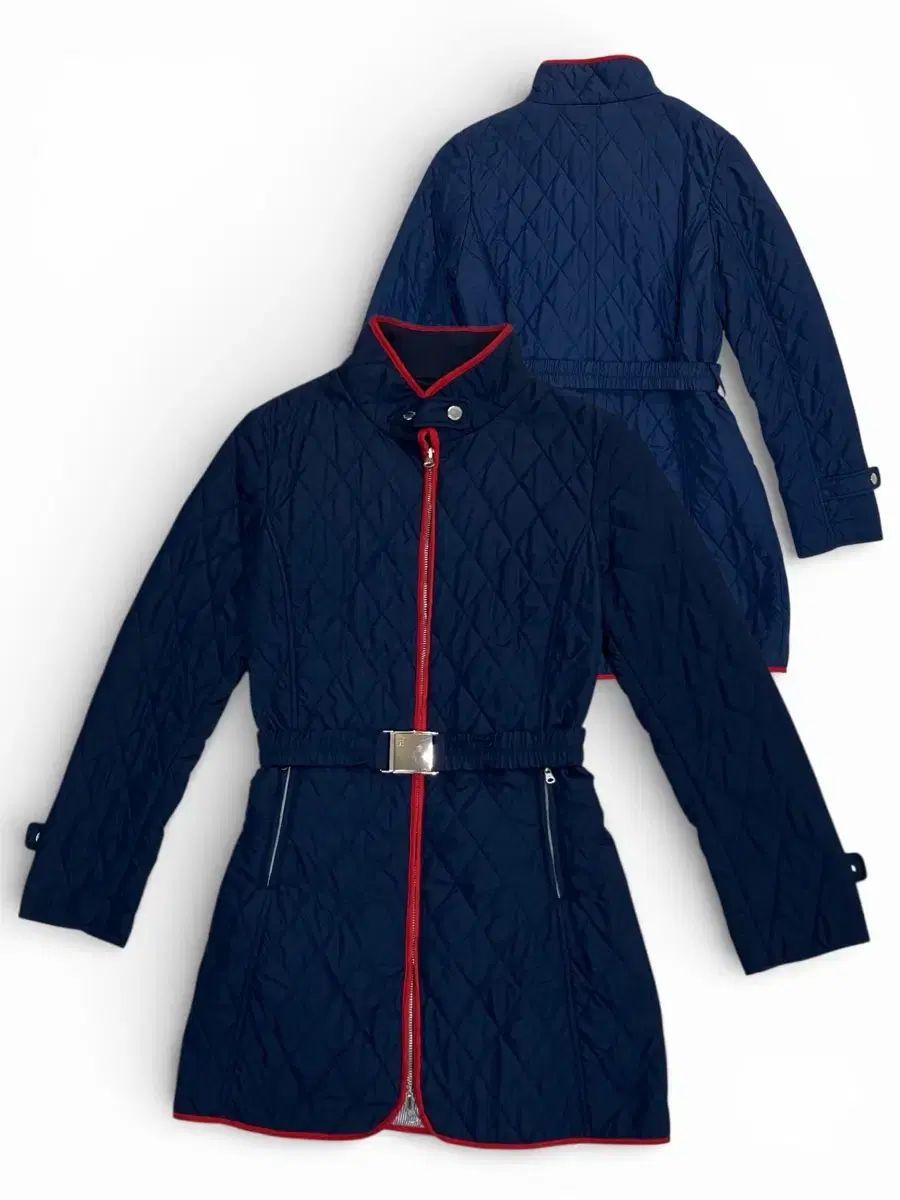 トミーヒルフィガー キルティング ベルト ジャケット コート M