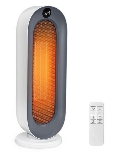 2025冬新型 セラミックヒーター ECO知能恒温節電対策 セラミックファンヒーター暖房器具省エネ電気首振り3段階温度調整800 W|1200 W切り忘れ防止二重過熱保護転倒OFFタイマー機能リモコ…