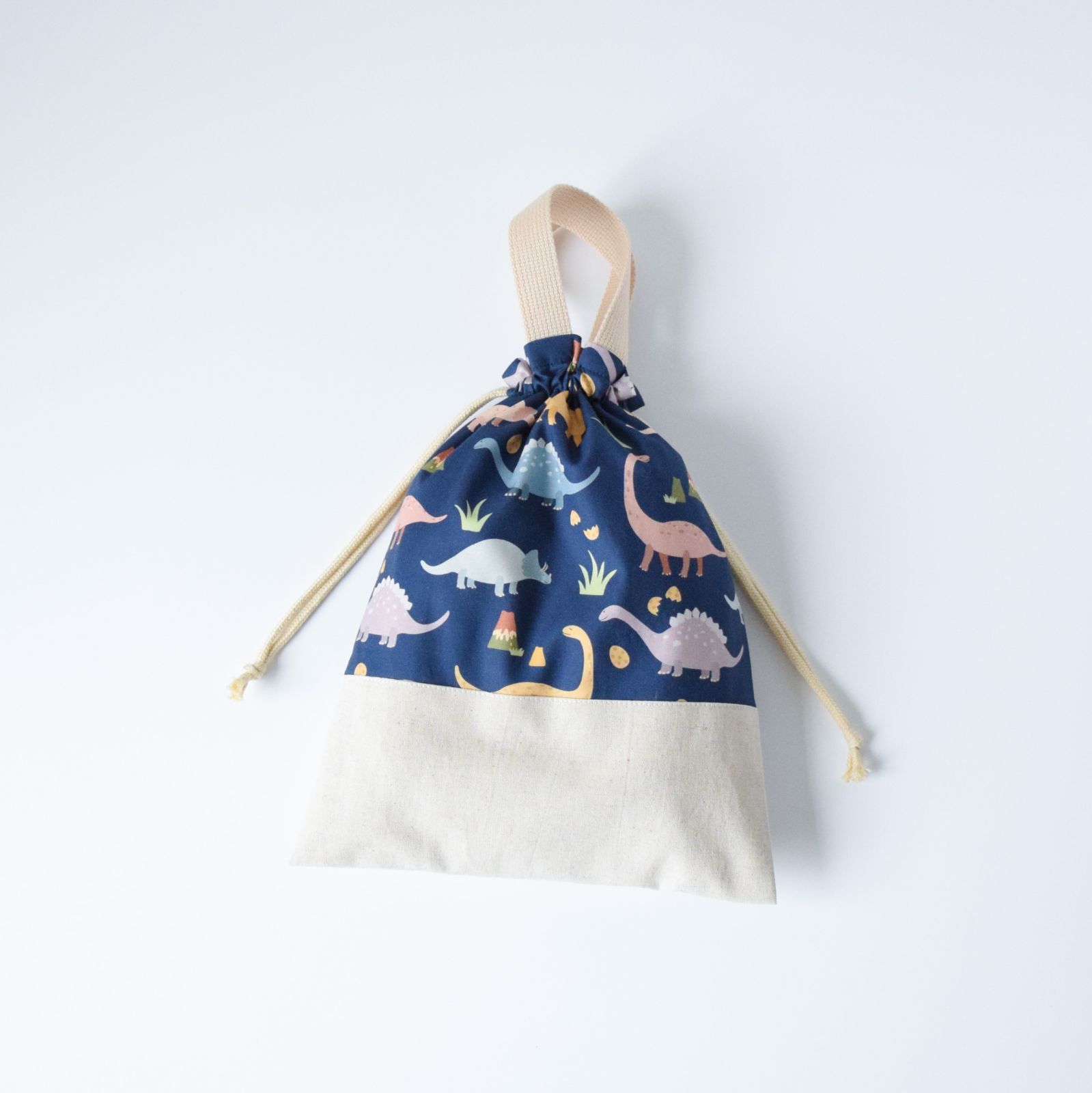 入学入園グッズ　レッスンバック　上履き袋　お着替え袋　恐竜　オーダー 入学入園グッズ レッスンバック 上履き袋 お着替え袋 恐竜 オーダー