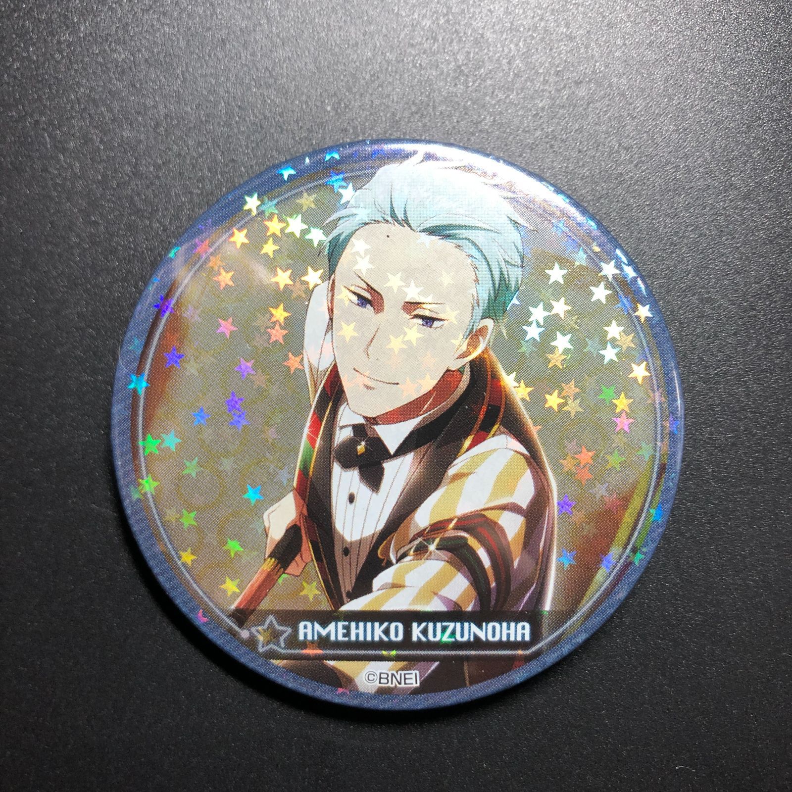 アイドルマスター 葛之葉雨彦 缶バッジ サイドエム ホロ版 特別仕様