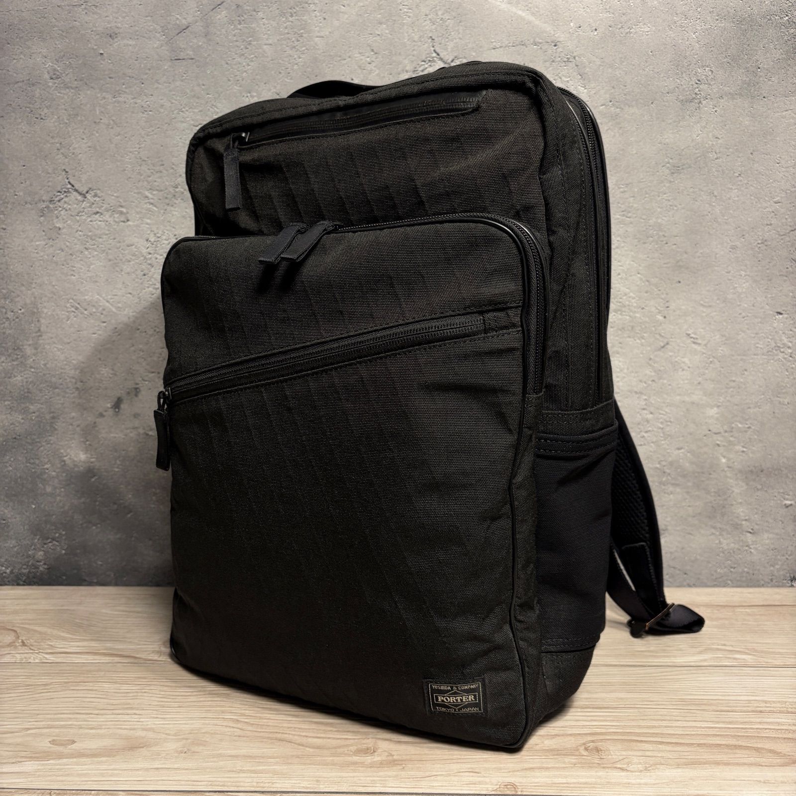 ✨PORTER ポーター ハイブリッド リュック 2層 A4可 ブラック 吉田 