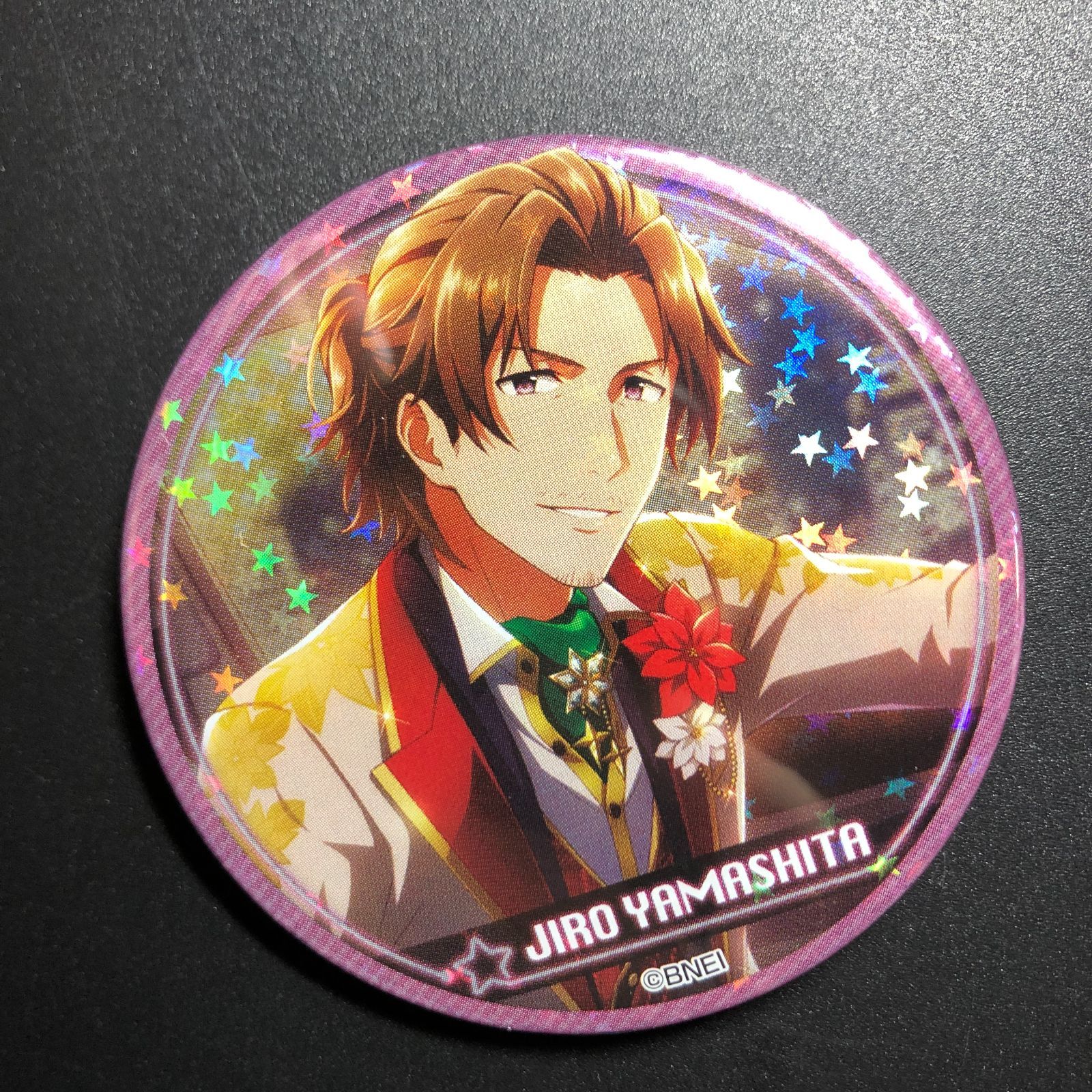 アイドルマスター 山下次郎 缶バッジ サイドエム ホロ版 特別仕様 東急