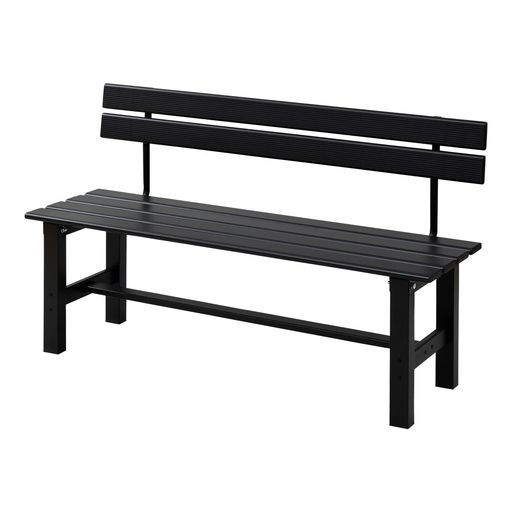 ガーデンマスター Gardenmaster アルミ縁台背付き幅120 x奥行40 x高さ72 cmガーデンベンチガーデンチェアベランダバルコニー軽量踏み台玄関台お庭ダークブラウンKBT 120