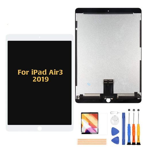 A-MINDforiPadAir 32019液晶パネル画面交換修理用タッチパネルセット10.5インチ 修理と交換液晶ディスプレイガラス修理液晶デジタイザパネル修理工具セット付き ホワイト