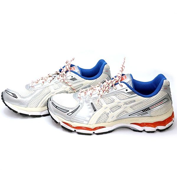 アシックス ASICS ASICS×KIHT Ronnie Fieg GEL-KAYANO 12.1 Cream スニーカー メンズ グレー×シルバー size 27.5 18107