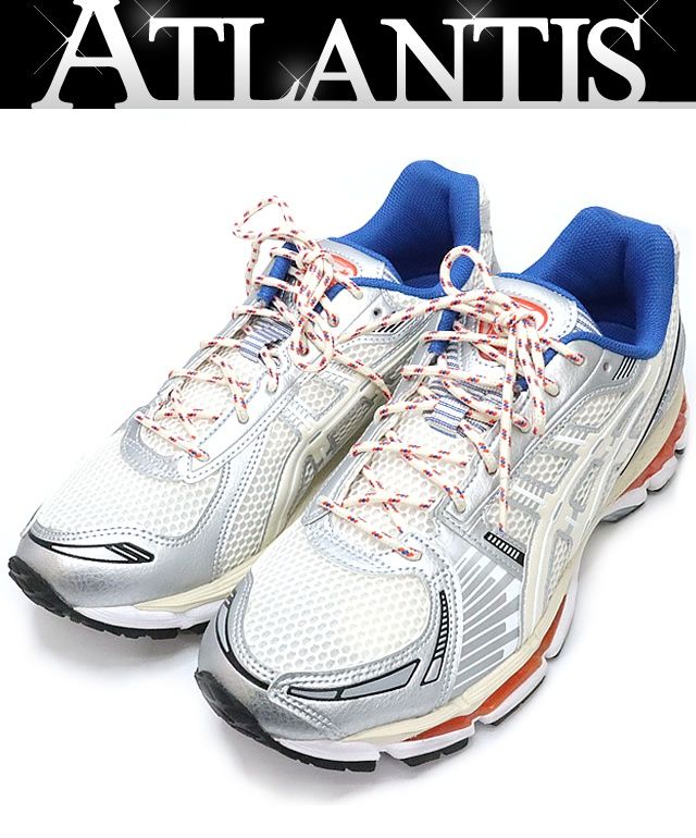 アシックス ASICS ASICS×KIHT Ronnie Fieg GEL-KAYANO 12.1 Cream スニーカー メンズ グレー×シルバー size 27.5 18107