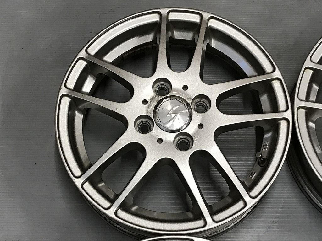 ◎傷少 14 inc 4.5 J 45 100|4 H 個人宅OK 4本 検 スペーシア ワゴンR アルト タント ムーヴ ミラ N-BOX N-WGN デイズ ルークス ek