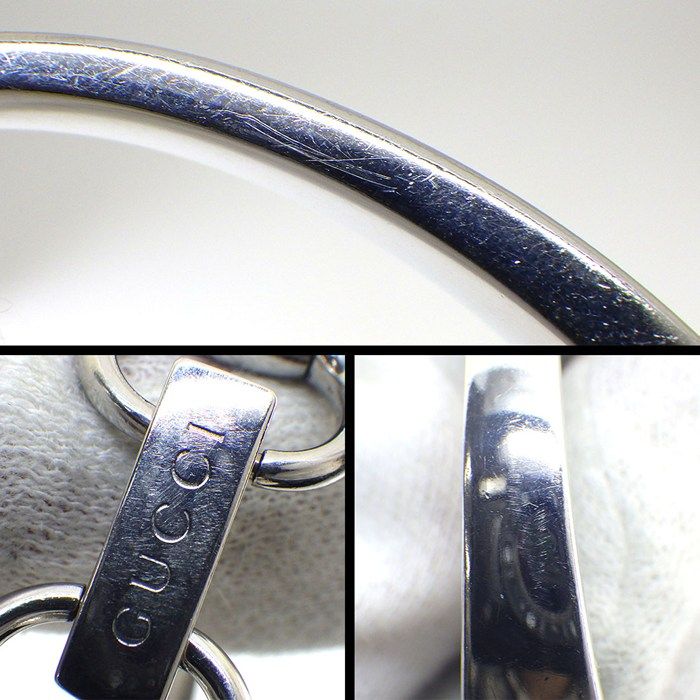  グッチ GUCCI 腕時計 バングルウォッチ 109 レクタンギュラー GG ブラック文字盤 SS クオーツアナログ 腕時計(デジタル) 時計