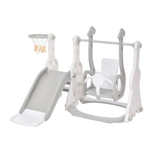 BTMすべり台子供ブランコ屋内バスケットゴール室内用幼児滑り台ブランコ子ども3 in 1三段階調整遊具大型遊具家庭用おもちゃプレゼントキッズ 耐荷重40 kg