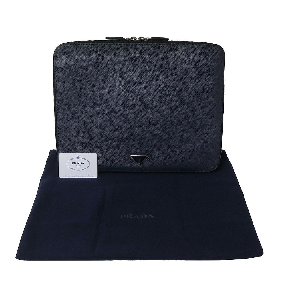プラダ 2VN001 クラッチ セカンドバッグ 三角 ロゴプレート