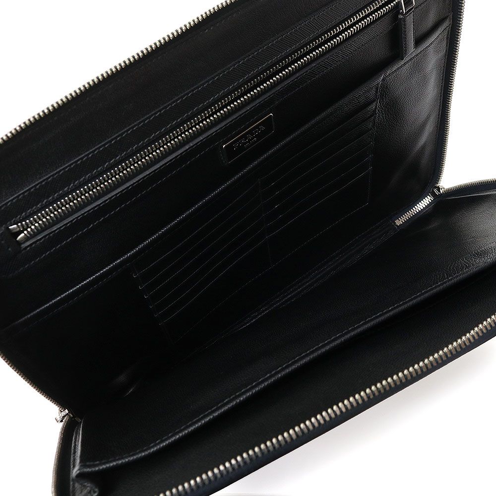 プラダ 2VN001 クラッチ セカンドバッグ 三角 ロゴプレート