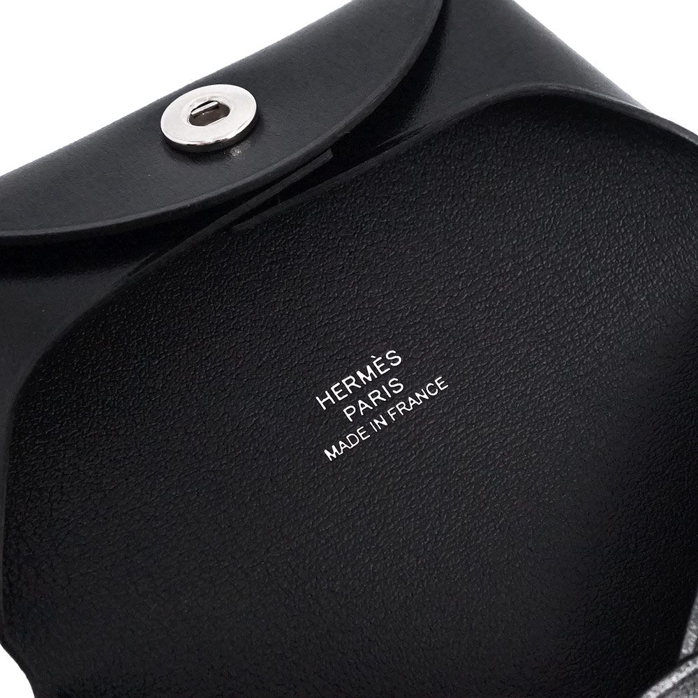 新品　HERMES エルメス　バスティア ボックスカーフ　ブラック エルメス バスティア GM ボックスカーフ ノワール ブラック W刻印