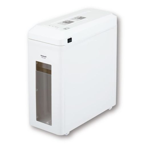 ナカバヤシシュレッダーA 4最大裁断 CD カード細断 ホチキス対応ホワイト業務用Z 0228