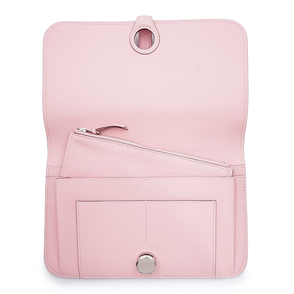 エルメス ドゴン デュオ GM ヴォースイフト ローズサクラ ピンク T刻印