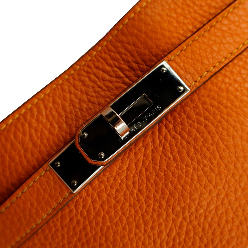 エルメス ソーケリー 22 トリヨンクレマンス シェーブル レザー Orange