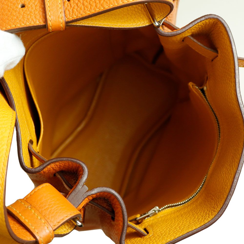 エルメス ソーケリー 22 トリヨンクレマンス シェーブル レザー Orange