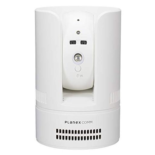 プラネックスPlanex防犯カメラスマカメカメラ一発! Wi-Fi|有線LAN対応 首振りモデルCS-W 72 FHD 2ホワイト