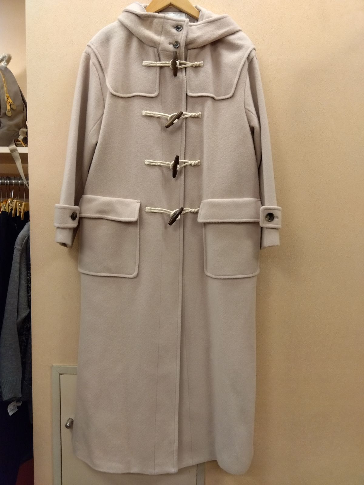 М11 ジルスチュアート JILL STUART ♥ ウール ナイロン アシェリーロング ダッフルコート