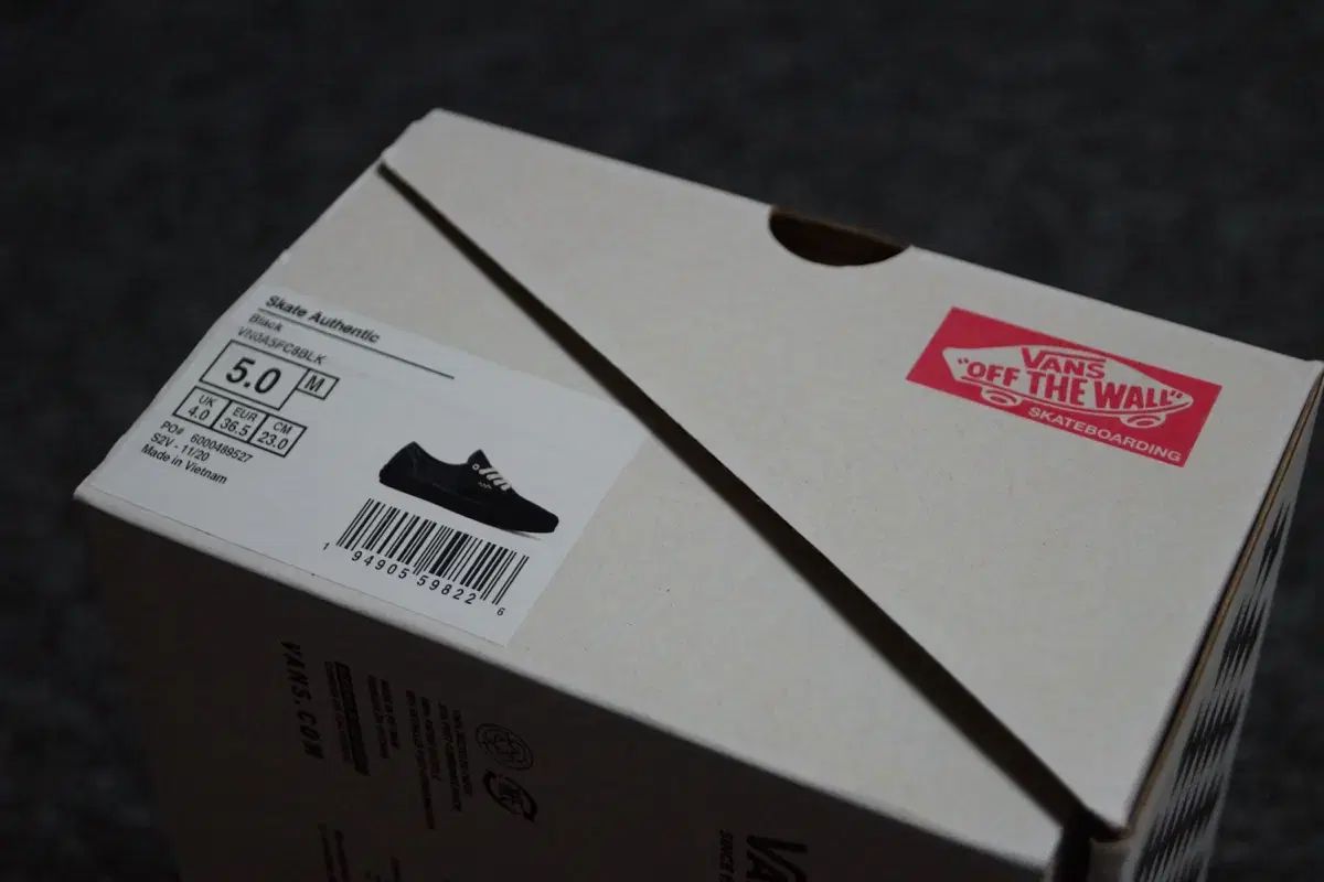 230 VANS ヴァンズ スケート アセンティック ブラックアウト パック