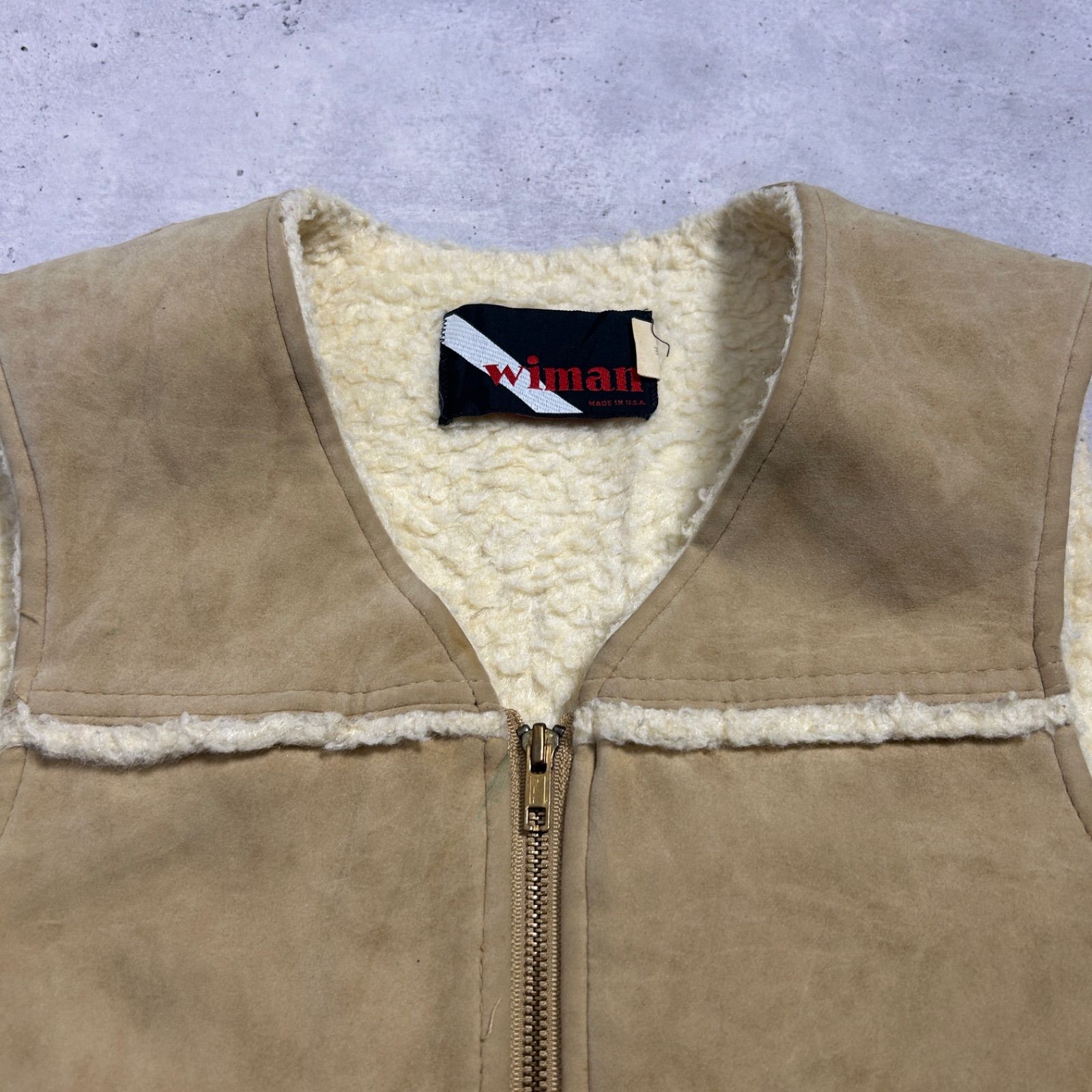 ⭐️激レア⭐️ 70s〜80s GOOD YEARヴィンテージ ムートンボアベスト