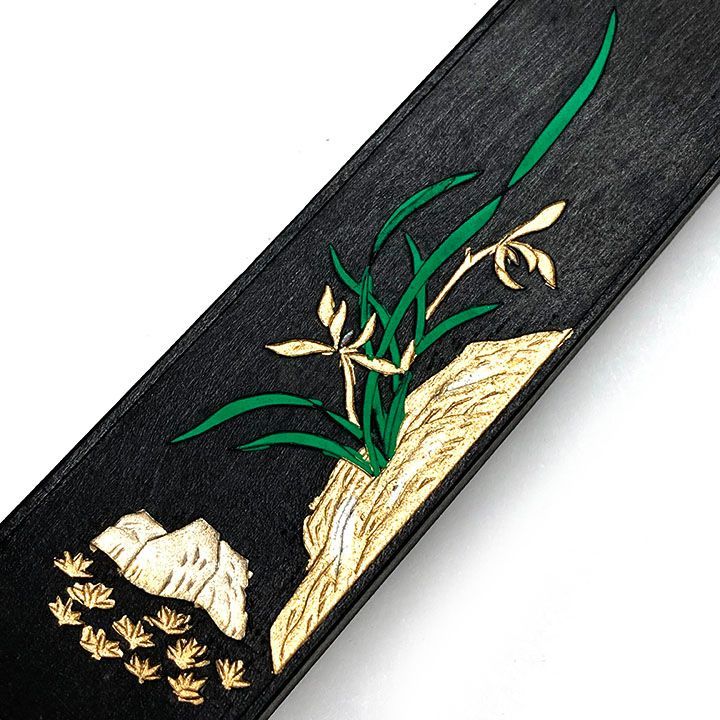 訳アリ】中国書画墨 気叶金蘭 精煙 上海墨廠出品 固形墨 唐墨 1/8 約