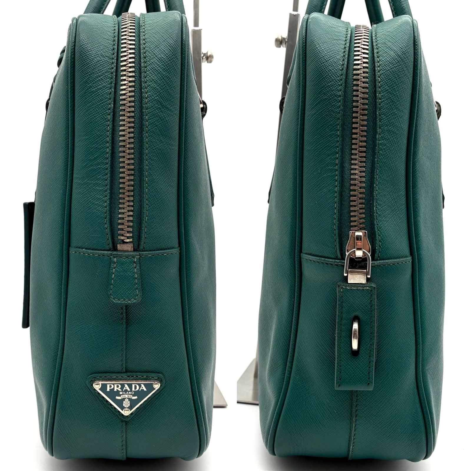 希少色・美品 PRADA プラダ ブリーフケース ビジネスバッグ メンズ