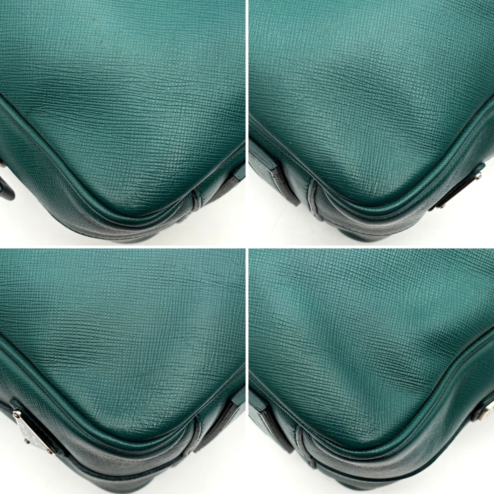 希少色・美品 PRADA プラダ ブリーフケース ビジネスバッグ メンズ