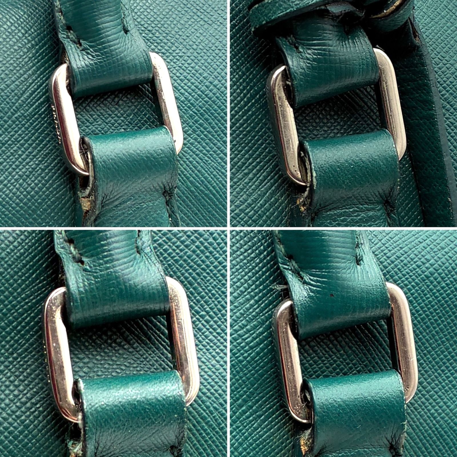 希少色・美品 PRADA プラダ ブリーフケース ビジネスバッグ メンズ